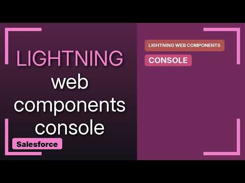 Salesforce: Log to console in a Lightning Web Component
