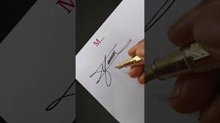 Modern "M" Signature Design ✍️ | Easy, Elegant & Professional Signature #shorts