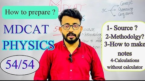 How To Prepare Mdcat Physics | Complete Guidance | source, ,notes,calculations tricks~ #mdcatwallah