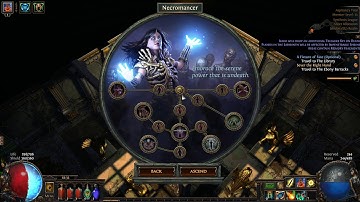 Path of Exile - First character ascendancy, Witch Necromancer