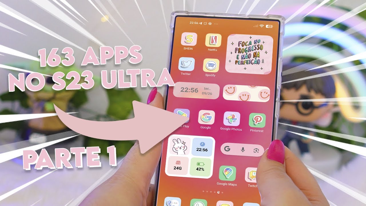 TOUR PELO MEU CELULAR S23 ULTRA 📲 | PARTE 1