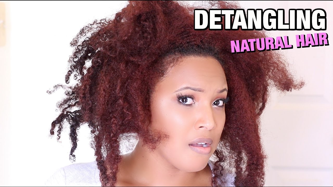 How To Detangle MATTED TANGLED Natural Hair WITHOUT Ripping It