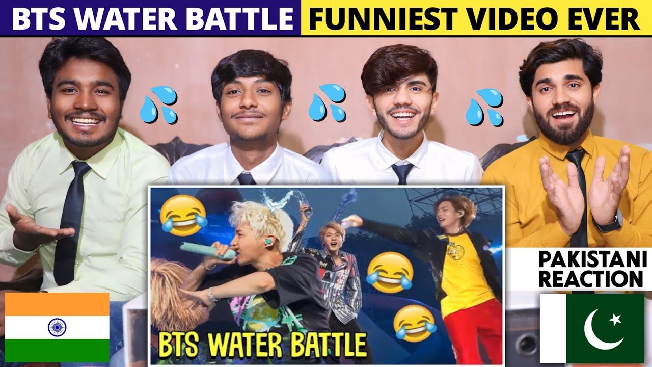 Bts Water Battle - Pakistani Reaction - Shan Rajpoot
