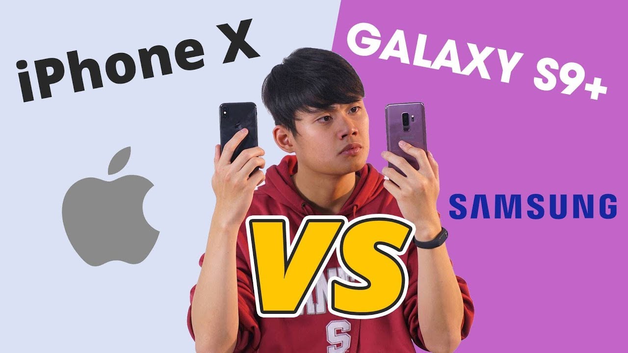 SO SÁNH iPHONE X - GALAXY S9+: FLAGSHIP ĐẠI CHIẾN!!! - youtube