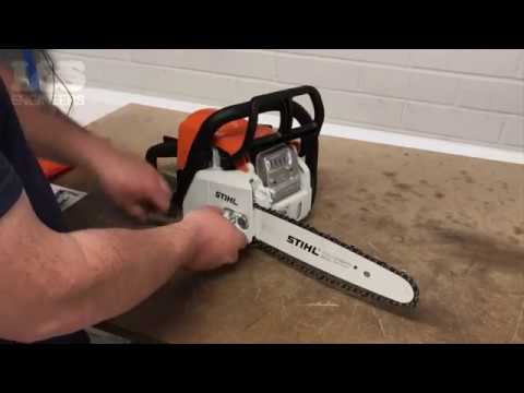 How to Change the Chain and Bar on a Stihl MS170 Chainsaw | L&S Engineers