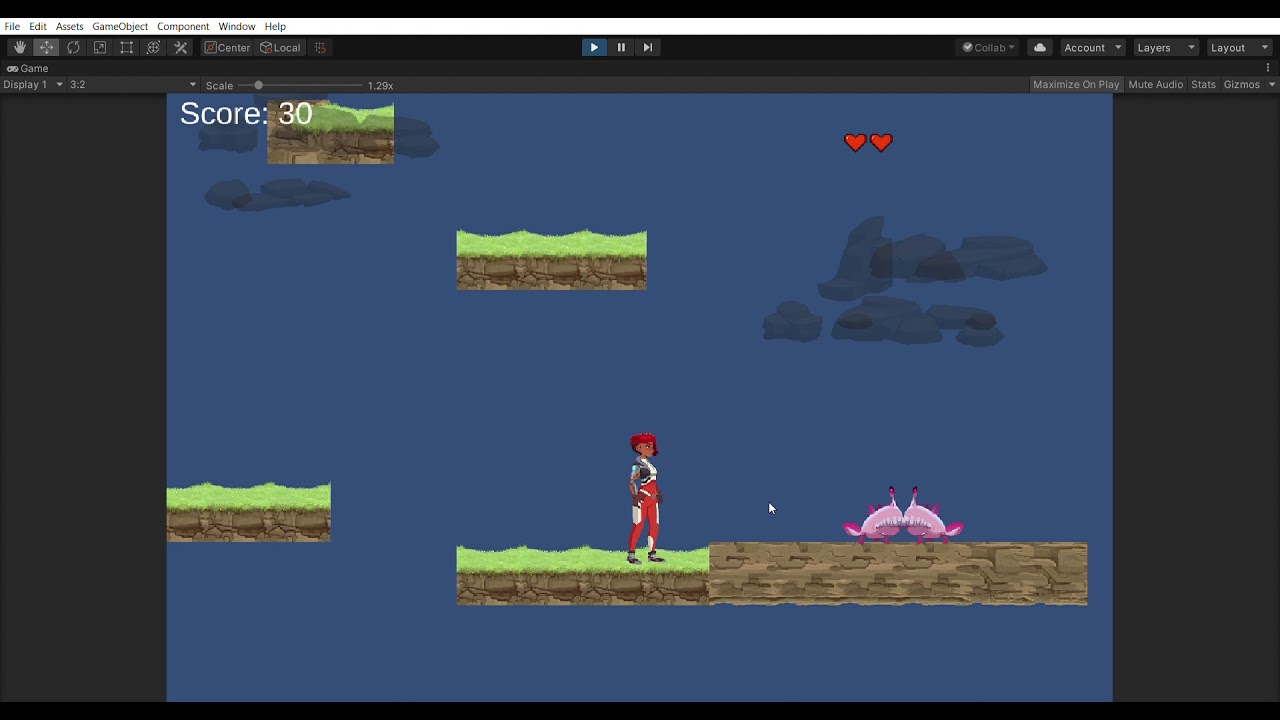 Unity 2D platformer update 4, Multiple enemies added, usage of collision matrix, enemy layer, Crouch