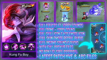 CHOU KOF FULL PACK SCRIPT FULL EFFECTS FT. AUDIO/SOUNDS FIXED ALL BUGS LATEST PATCH YVE | ABC FILES