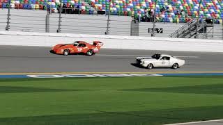 Watch: 1965 Shelby GT350 hits Daytona's high banks.