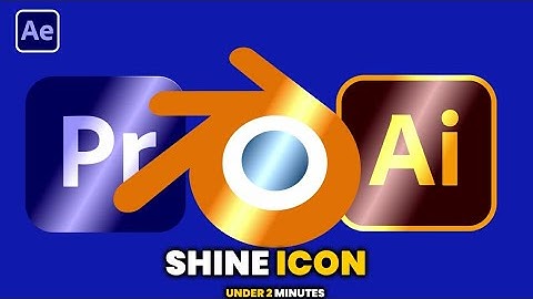 How To Make Icon SHINE Effect In After Effects
