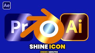 How To Make Icon SHINE Effect In After Effects