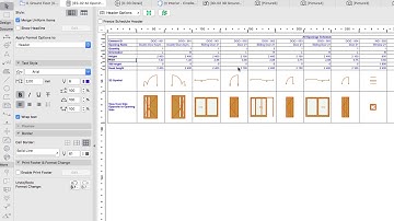 Doors and Windows Schedules - ARCHICAD Training Series 3 - 74/84