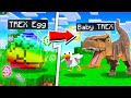 I Hatched A RARE Dinosaur EGG In Minecraft!