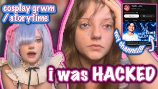 pov: waking up and needing to restart your whole channel.. || cosplay grwm , rant , storytime :,)