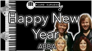 Happy New Year - ABBA - Piano Karaoke Instrumental