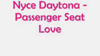 Nyce Daytona - Passenger Seat Love