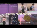 my monthly reset routine! getting my life back together