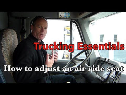 How to Adjust an Air Ride Seat | Trucking