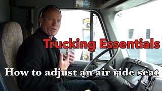 How to Adjust an Air Ride Seat