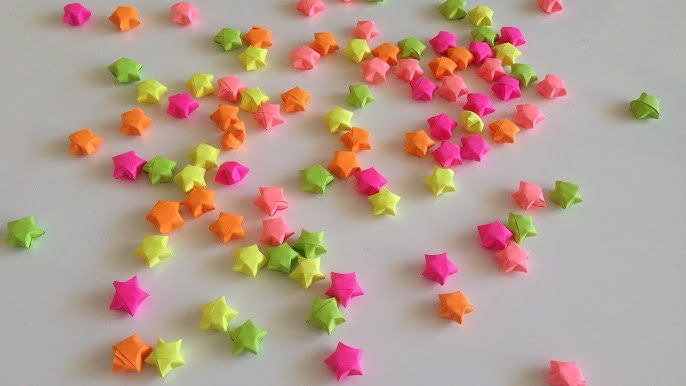 Paper Strip Folding: How to Make Origami Lucky Stars - FeltMagnet