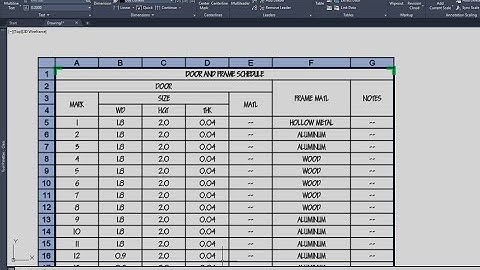 Creación y uso de un vínculo de datos a Excel en AutoCAD