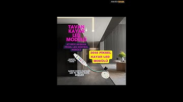 Tavan Kayar Led Kurulumu, Akışkan kayar led, Kayan Led, Yürüyen led sistemi, piksel led, aydınlatma