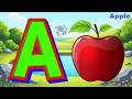 A for Apple 🍎 | Alphabet Sounds and Songs | Mini Shark 🦈