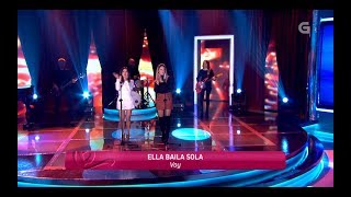 ELLA BAILA SOLA CANTA &quot;VOY&quot; EN BAMBOLEO DE  TVG