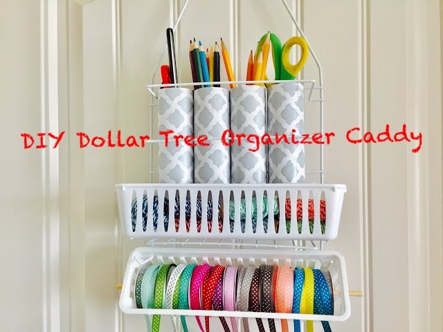 DIY $6 scrapbooks paper storage using items from the Dollar tree