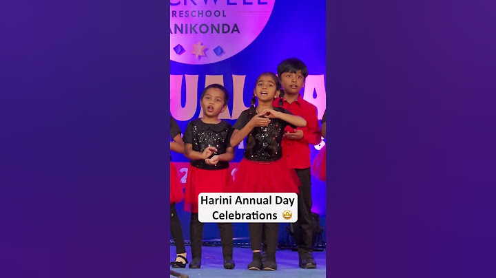 Harini Annual Day Celebrations 🤩||#ytshorts #shorts#harinipapa #cutiepie #mahishivan #tamadamedia