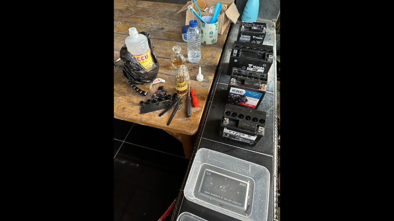 Perbaiki aki yang rusak / ngedrop