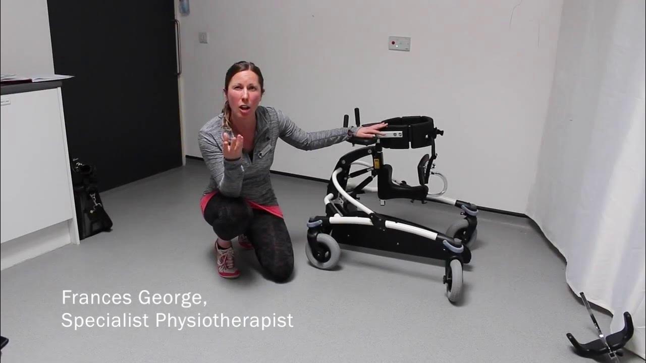 R82 UK Mustang Walking Aid & Gait Trainer Achieving The Correct