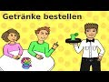 Deutsche Dialoge: Im Café, Restaurant und in der Eisdiele - Learn German: Ordering drinks