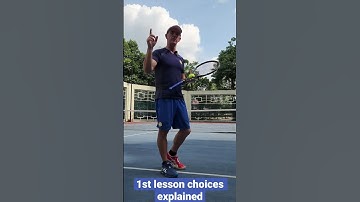 The 3 choices explained for your 1st #tennis #lesson or series of #tennislessons with me #coaching