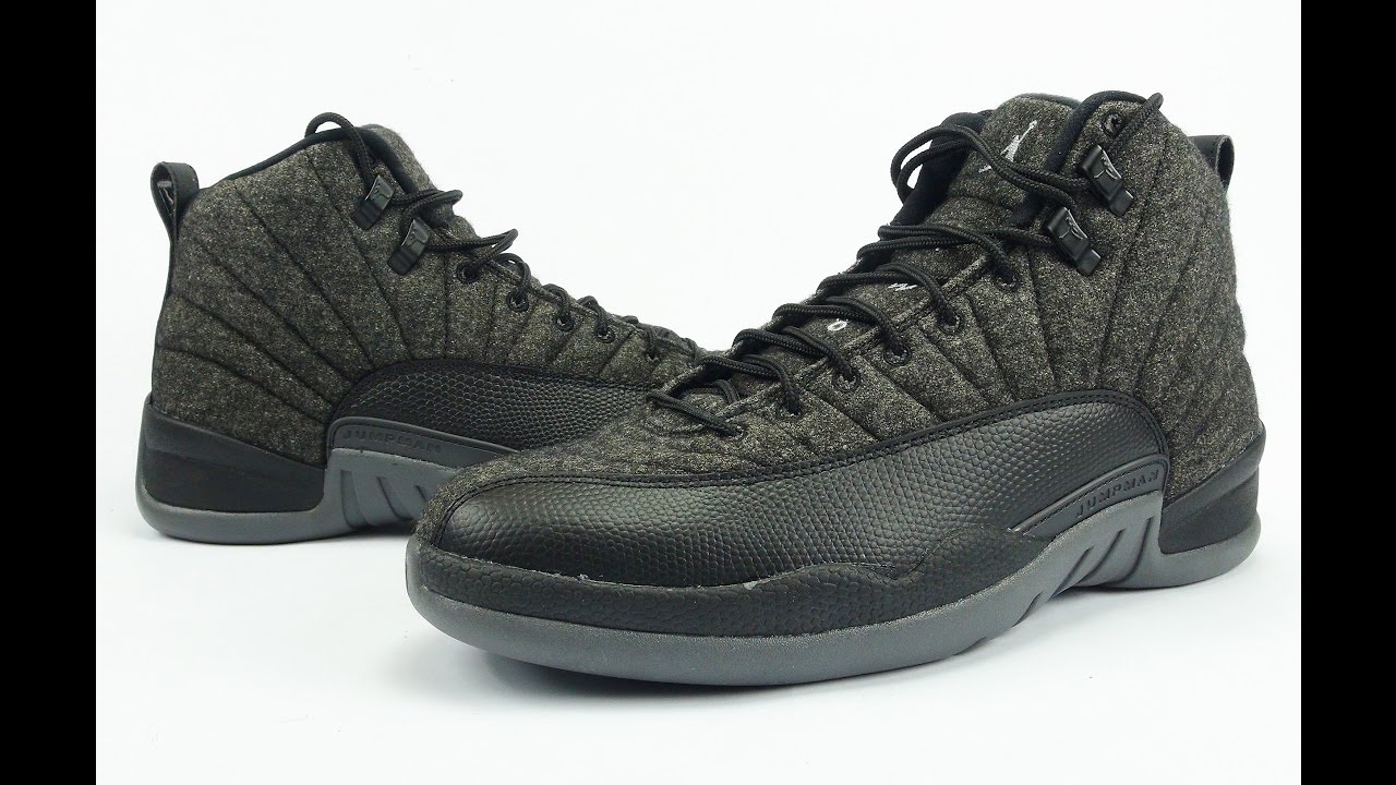 grey wool jordan 12