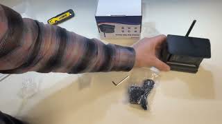 DoHonest V7 Wireless Backup Camera, Solar, WiFi, Magnetic, HD 1080P, Clear Night Vision (unboxing) screenshot 4