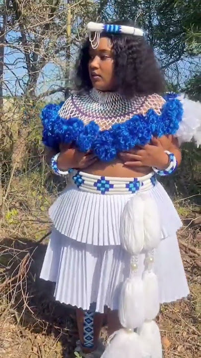 blue attire Zulu #africa #tradition #culture #shortsfeed #southafrica #zulu #africanfolklore