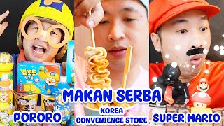 MAKAN SERBA PORORO, SUPER MARIO, KOREA CONVENIENCE STORE | VIDEO MAKAN LUCU | EATING SHOW