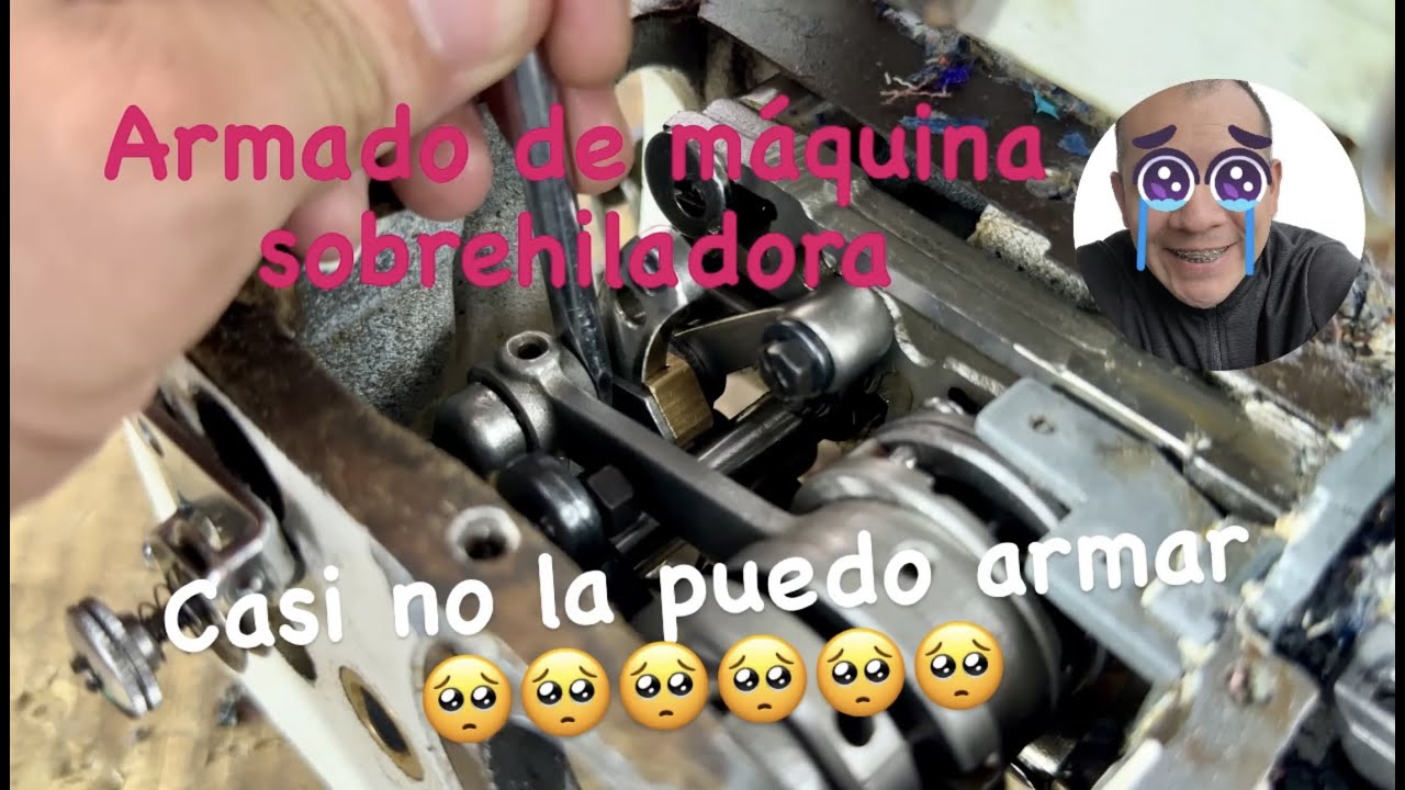 Proceso de armado de una overlock I ¡Es mucho más fácil desarmar! 😳😳😳😳😳😳 I PS 2.0