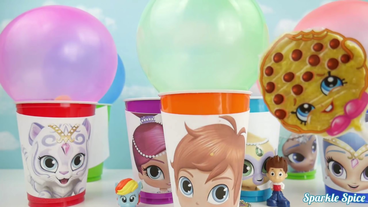 family friendly resorts Shimmer and Shine balloon cup surprises