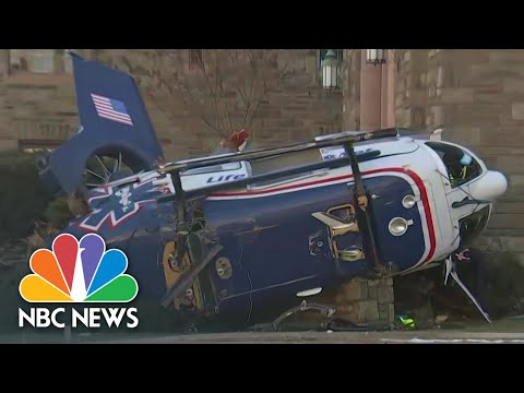 4 People, Including Infant, Survive Medical Helicopter Crash Near Philadelphia