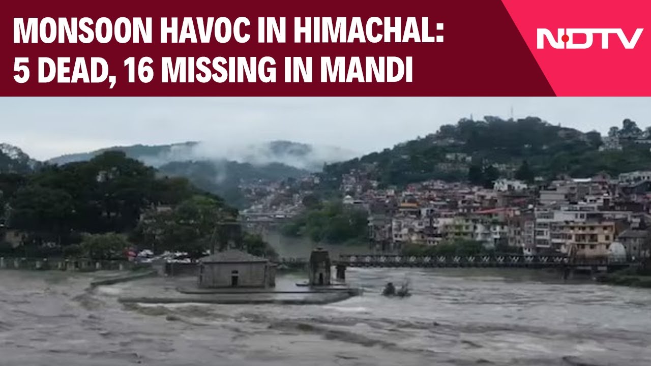 Himachal Rain News | Monsoon Havoc In Himachal: 5 Dead, 16 Missing In Mandi; Over 400 Roads Closed