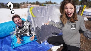 Our WIVES Build Us Overnight Survival FORTS!