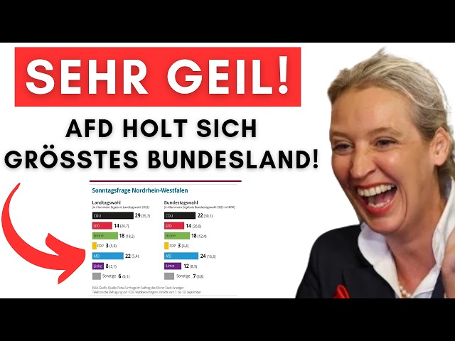 AfD in NRW erstmals auf Platz 1 + Baerbock heult rum + Merz droht SPD mit der Hölle!