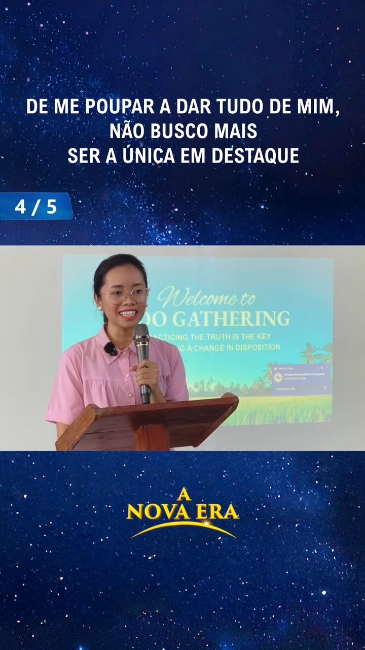 De me poupar a dar tudo de mim, não busco mais ser a única em destaque (4/5)