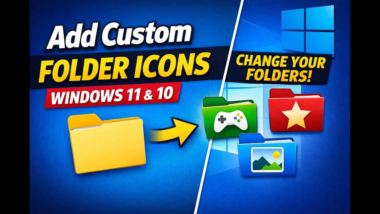 How to Add Custom Folder Icons in Windows 11 or Windows 10 ...