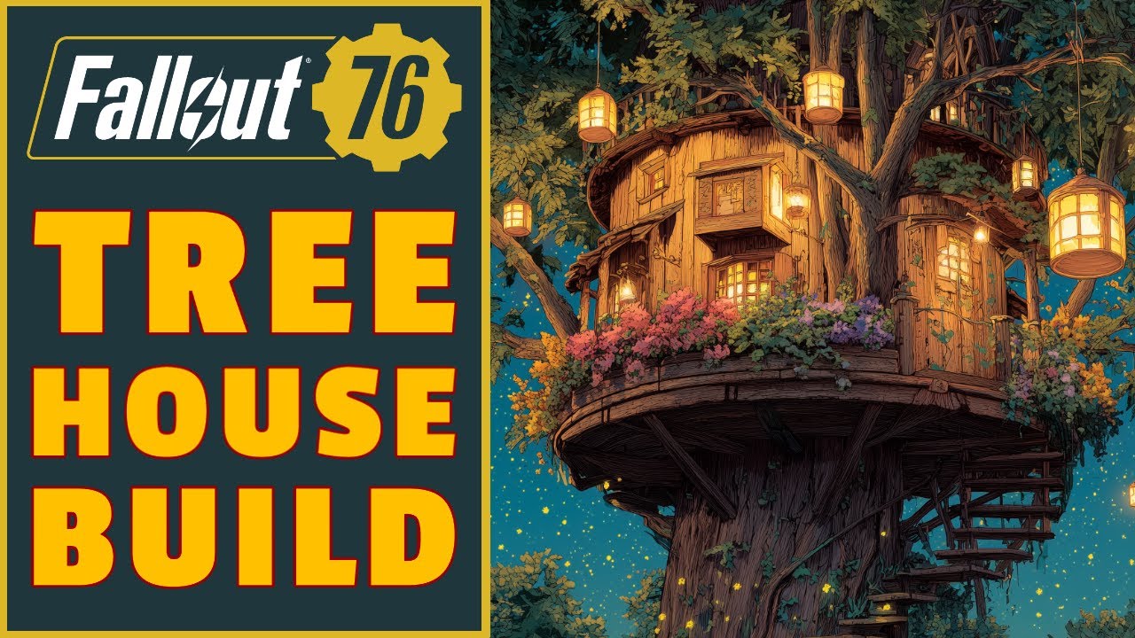 Создайте эпические лагеря Fallout 76 с помощью этой идеи домика на дереве