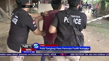 Polisi Tangkap Para Pemuda Positif Narkoba-NET 5