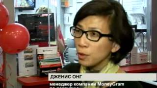 Money Gram on the Brighton Beach. Reporter Yulia  Rydler  for RTVI-Chanel