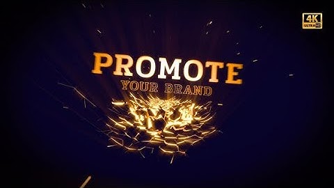 New Earthquake Intro! Energetic Titles production | Quake - Epic Trailer | After Effects Project