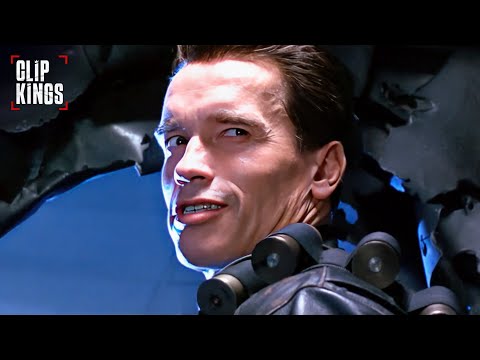 Terminator Vs Police Full Scene Terminator 2 Judgment Day 